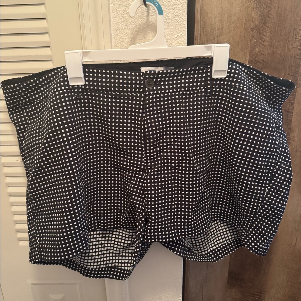 Old Navy Black and White Gingham Shorts